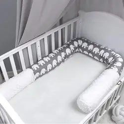 Детская кроватка бампер безопасный моющийся детское постельное белье-бампер детская кроватка Стандартный детский матрас подкладка