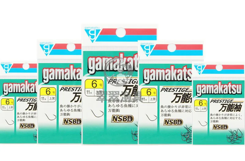 6 упаковок/партия Gamakatsu рыболовные крючки Аутентичные карп рыболовные крючки из высокоуглеродистой стали зазубренный крючок для рыбы Anzol Articulos De Pesca