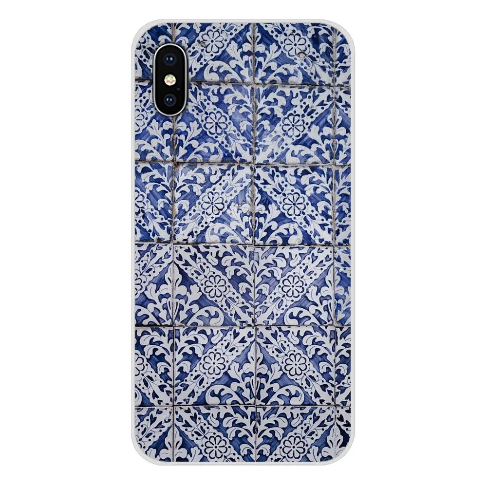 images 10 Для samsung Galaxy S3 S4 S5 мини S6 S7 край S8 S9 S10 Lite Plus Note 4 5 8 9 декоративного искусства плитка с марокканским узором из ТПУ с прозрачными крышками - Цвет: images 10