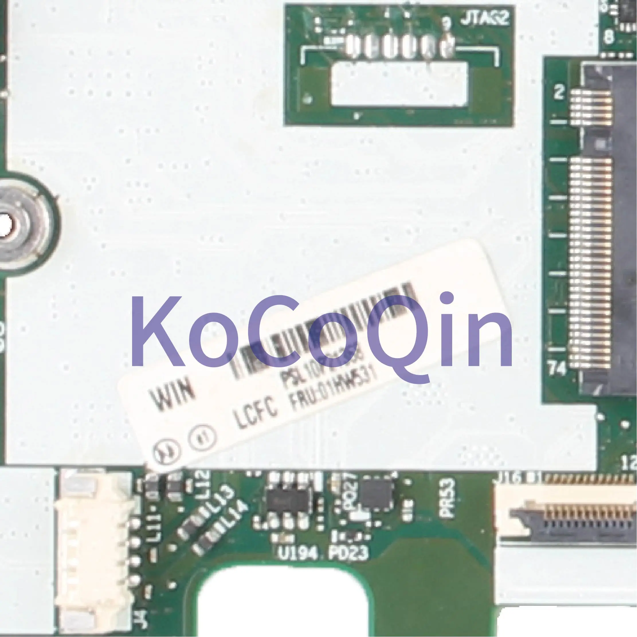 Very best  KoCoQin Laptop motherboard For LENOVO Thinkpad T470 Core SR2EZ i7-6500U Mainboard 01HW531 NM-A931 T