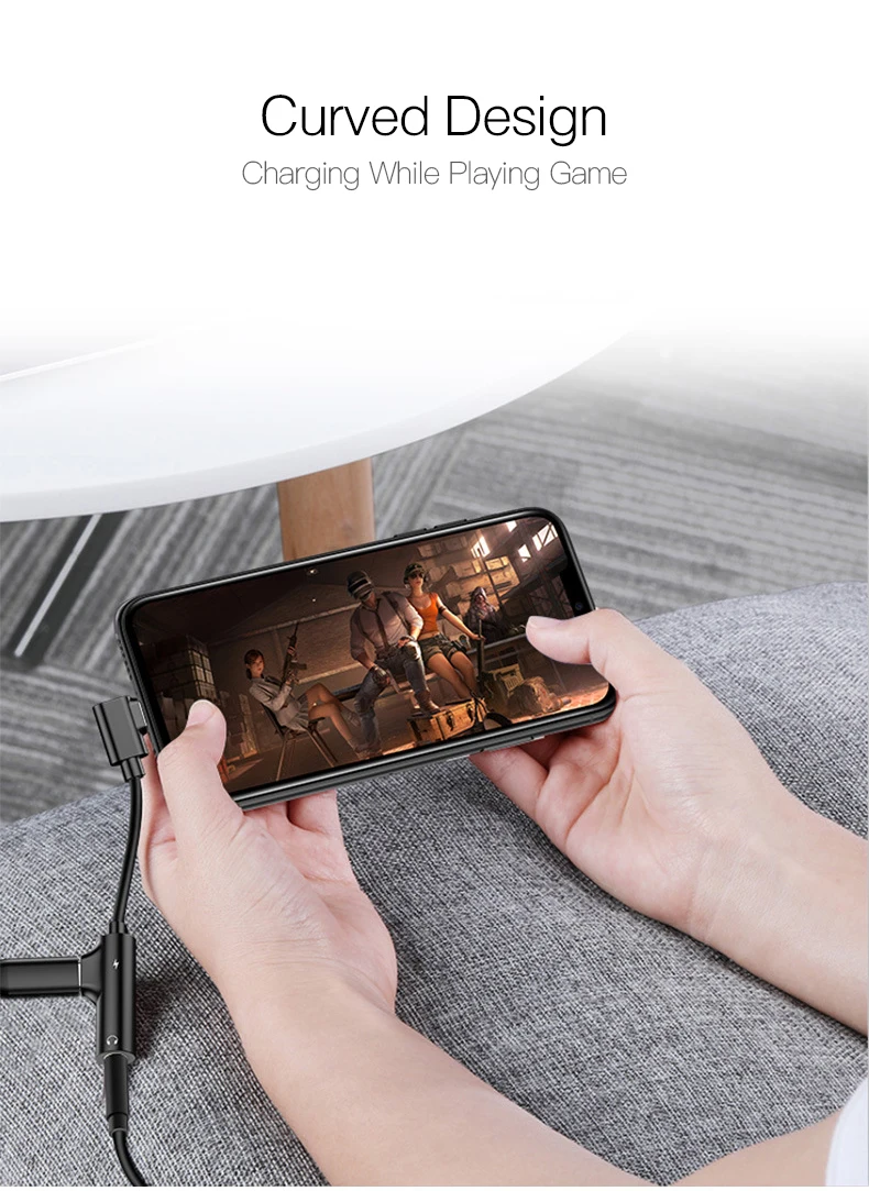 2 в 1 адаптер для iPhone до 3,5 мм Aux аудио наушники и для Apple Jack конвертер для iPhone Lighting Adaptator