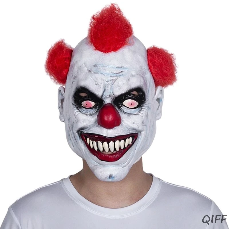 Взрослая страшная латексная маска для лица Rotface Зомби костюм клоуна на Хэллоуин