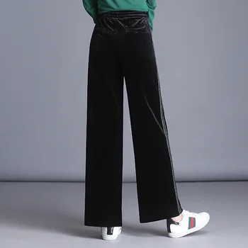 

Casual Women Pants Fashion Cotton Female Clothing Gray Color plus size Loose Pants