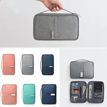 Семейная Сумочка органайзер для паспорта держатель для документов RFID карты билетов Кошелек сумка дорожные сумки