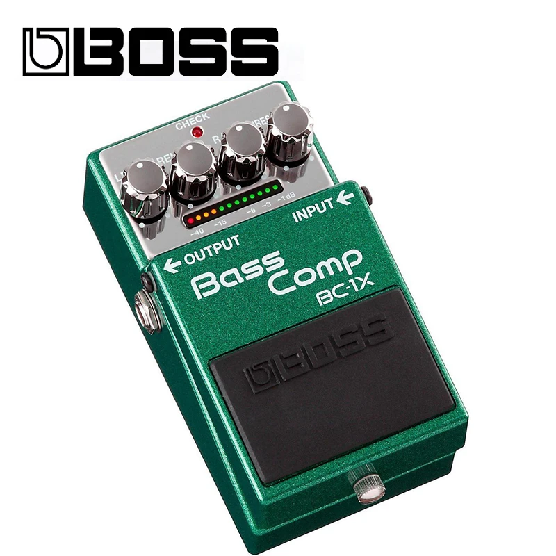 Новая педаль для гитарных эффектов BOSS BC 1X Bass Comp|Деревянные музыкальные