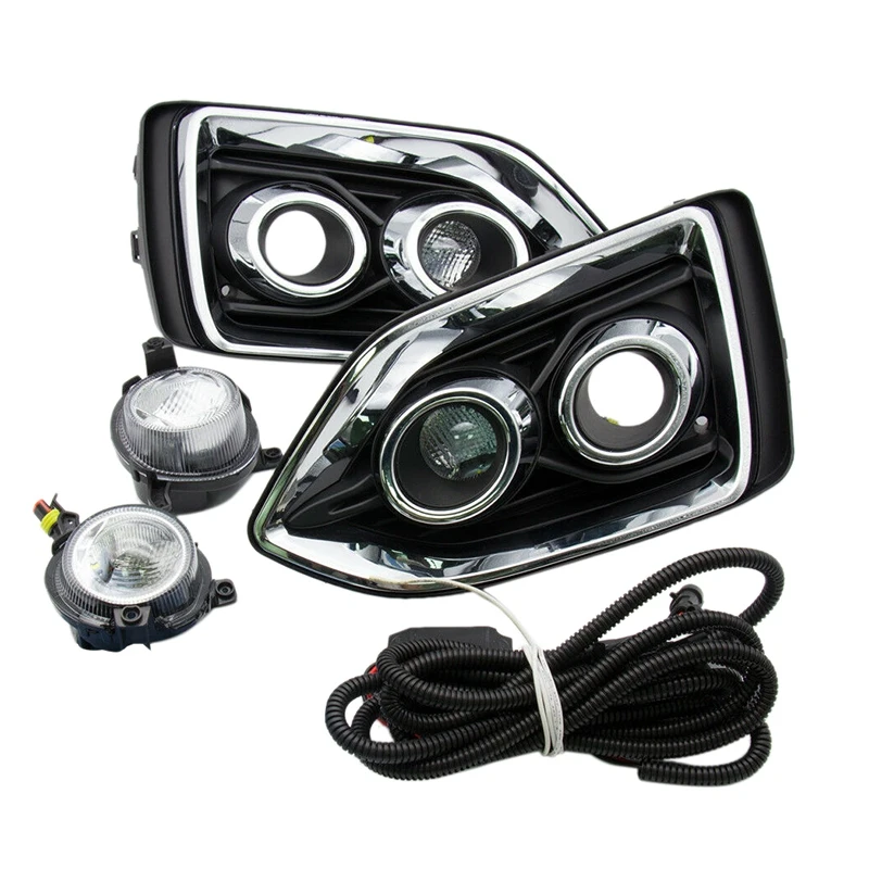 

LED DRL Fog Light Daytime Running Lights for Hyundai Accent Verna Solaris 2018+