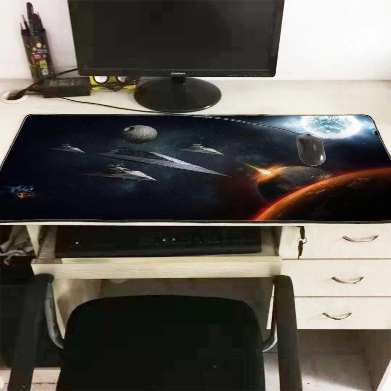  Mairuige Star War Large Size Gaming keyboard Mouse Pad Rubber PC Computer Gamer Mousepad Desk Mat L