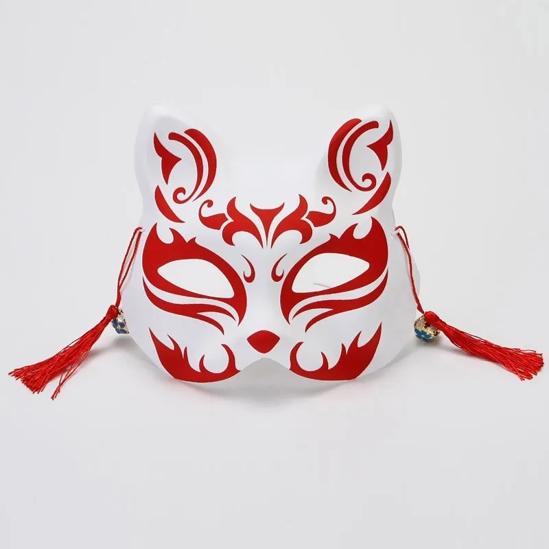 D Half Face Mask Halloween Mask Cosplay Ball Costume Props Masquerade Dress Up Mask - Цвет: D