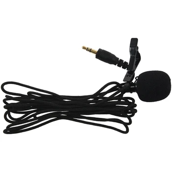 

3.5mm miniphone minifono Mic Speech Tie Clip Insegnare Lavalier Jack Lectures
