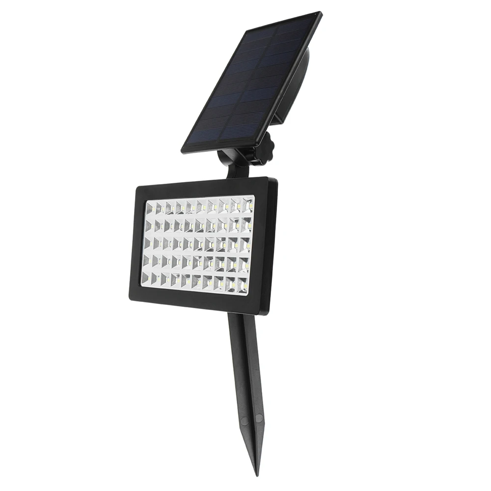 2W LED Solar Power Bright Spotlight Garden Lawn Lamp With Solar Panel Adjustable Waterproof Outdoor Landscape Light 5.5V