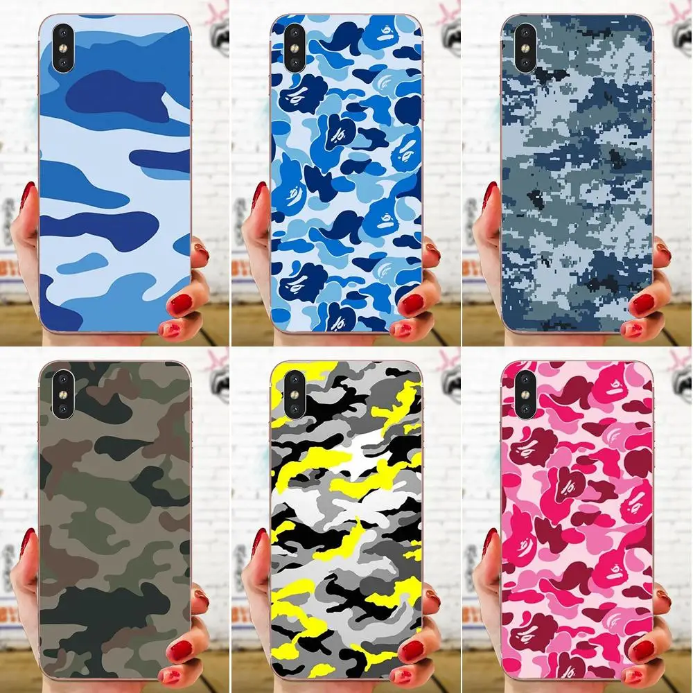 

Fashion Camouflage Camo Military Army For Samsung Galaxy Note 5 8 9 S3 S4 S5 S6 S7 S8 S9 S10 5G mini Edge Plus Lite