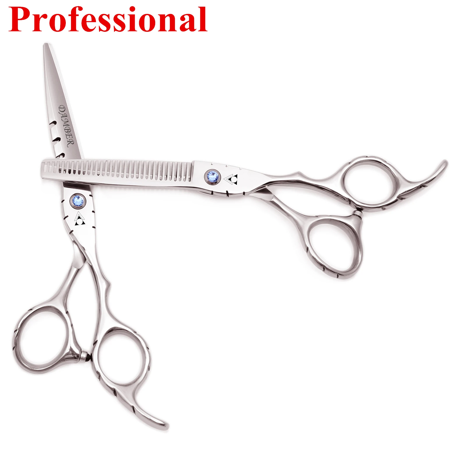 50Pcs Hair Scissors 440C 5.5 6 Professional Hairdressing Scissors