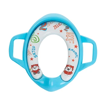 

Baby Potty Training Support Padded Seat Toddler Toilet Seat Travel Potty Soft Cushion Cover Toilet Seat Pad Blue