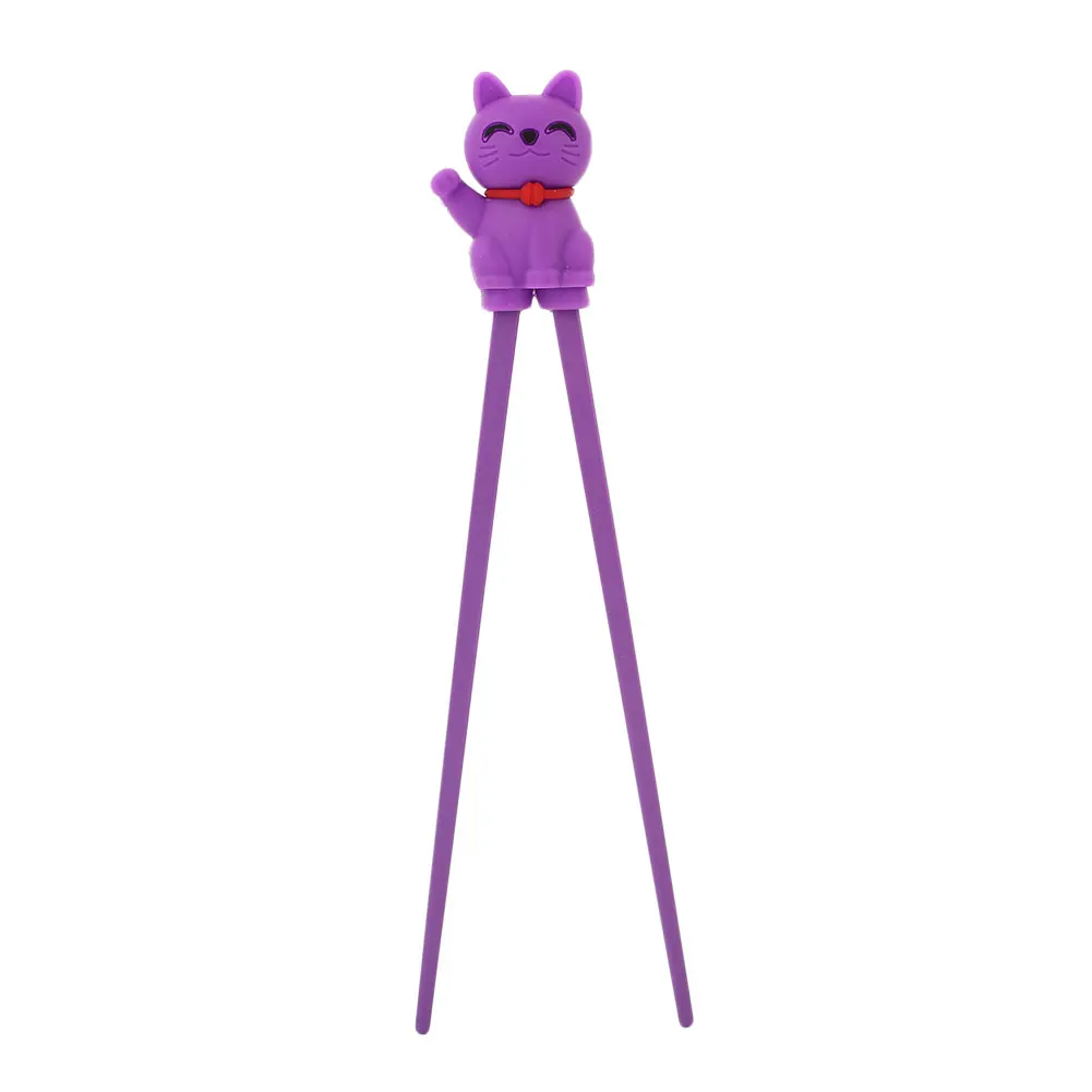 Chopsticks Reusable Dishwasher Safe Bamboo Chopsticks Reusable Reusable Chopsticks Dishwasher Safe Helper Tool Kids Kids - Цвет: Purple