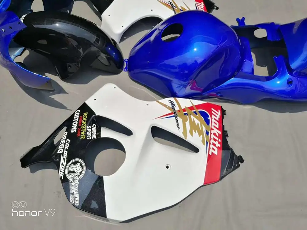 GSXR1300 GSX1300R Hayabusa обтекатель 1997-2007 кузов Cowling бак корпус боковая панель ABS комплекты мотоциклетных обтекателей для Suzuki