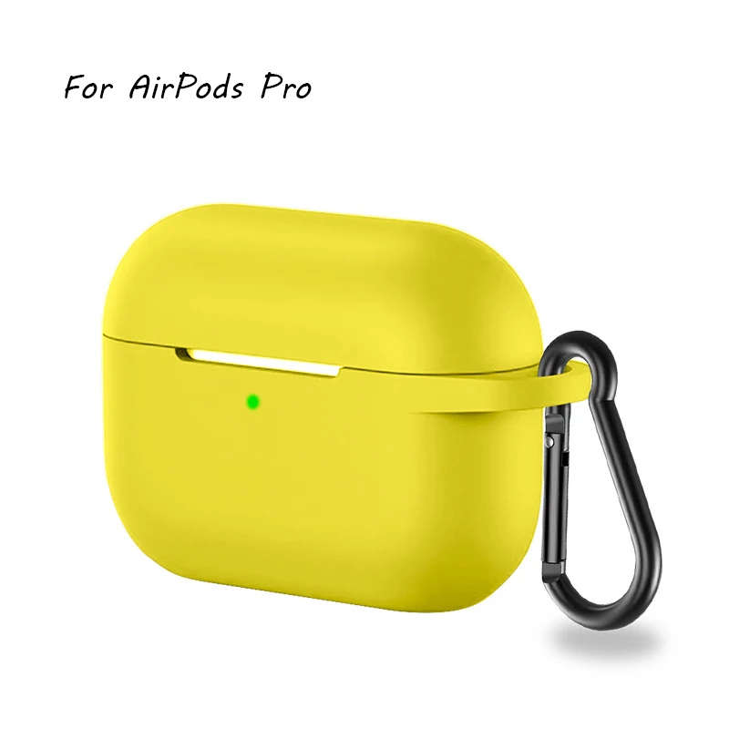 Мультфильм кукла космонавт силиконовый Bluetooth чехол для наушников для Apple AirPods Pro Ультра-тонкий милый защитный чехол для зарядного устройства - Цвет: Yellow Pro