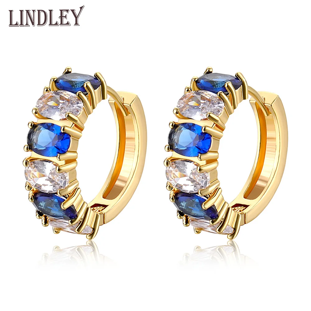 Женские серьги-кольца LINDLEY круглые серьги из розового золота 585 пробы с