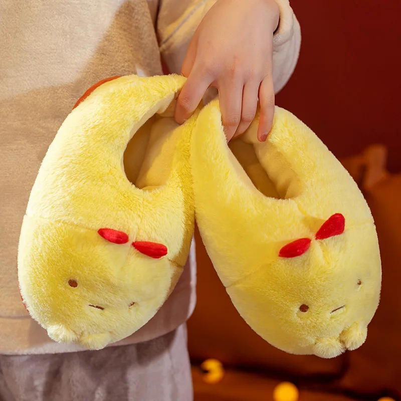 Size36-42 sumikko gurashi chinelos internos urso bonito