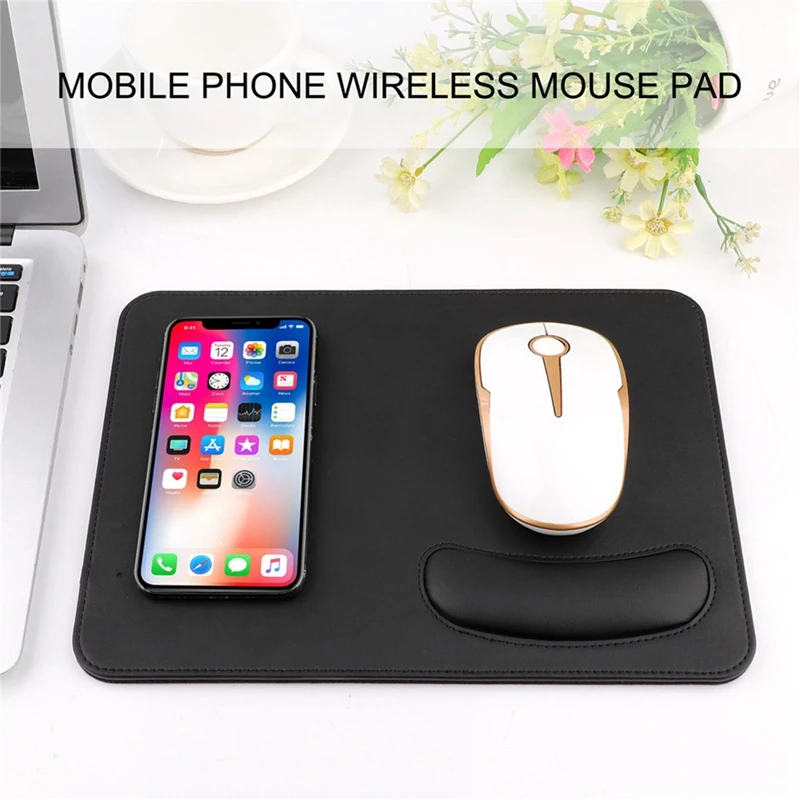 Wireless Charging Mouse Pad for Multi-Color Wireless Charging USB Mouse/Mouse Pad for Iphone X / XR / XS PC Laptop