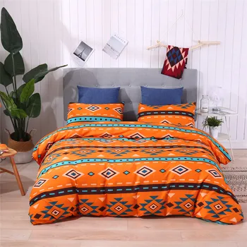 

Bohemian Quilt Cover set printing comforter bedding set duvet cover Queen King bed cover Bedclothes Pillow case Home Textile