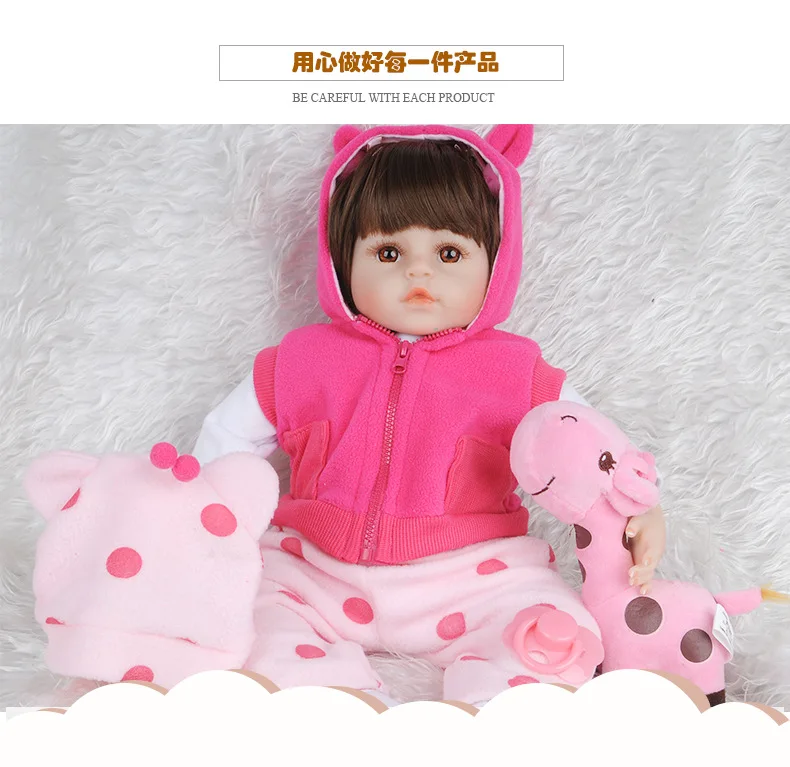 Obe Reborn Baby Doll модель Младенческая горячая Распродажа рекомендуется 55 см