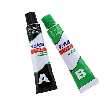 

Kafute Transparent Fast Drying Epoxy Resin AB Glue All Purpose Adhesive Super Glue For Glass Metal Ceramic Hardware