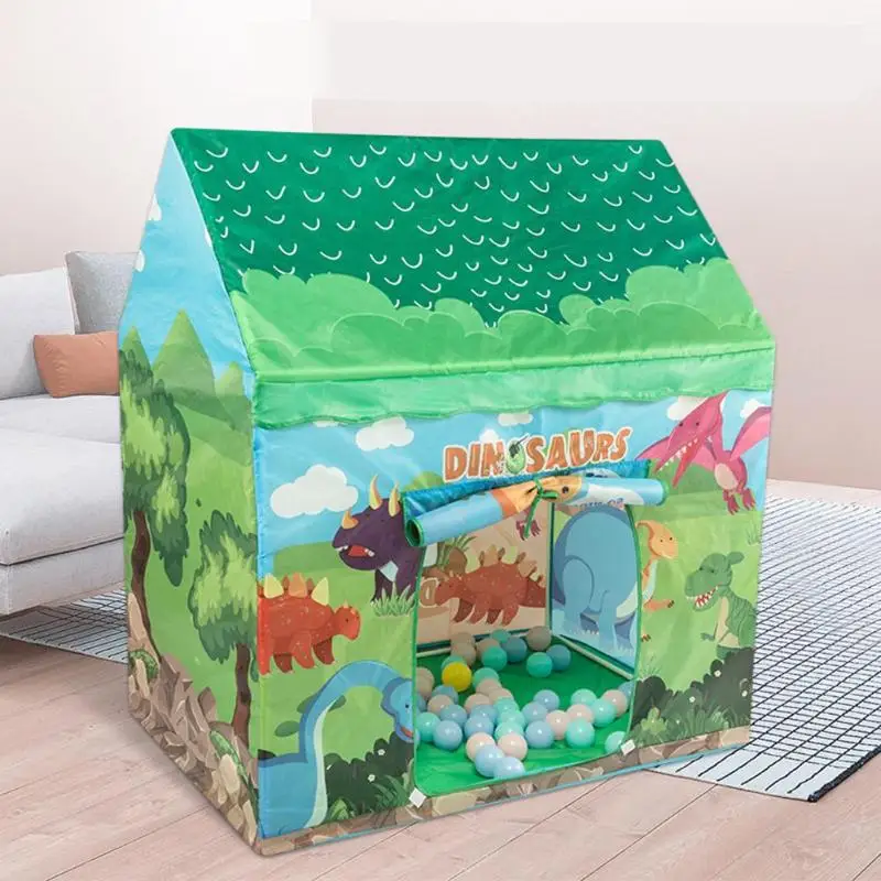 Портативный Складной Игровой Домик легкий и нежный Практичный детский замок для игр игровой дом под тентом для детей Подарки 110x100x70 см