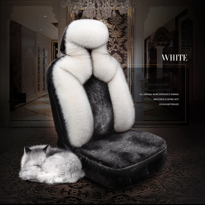 Высококачественные длинные шерстяные накидки на автомобильные сиденья из