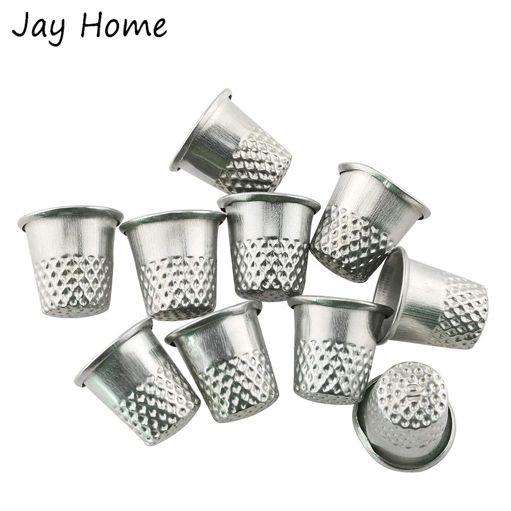 Thimble Sewing Thimbles Finger Metal Fingertip Protector Ring Quilting Needlework Premium Accessories DIY