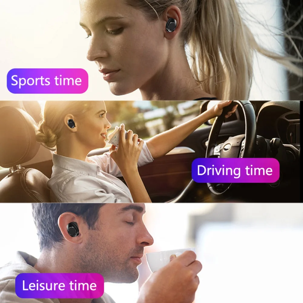 X13 цифровой дисплей TWS Bluetooth 5,0 спортивные наушники стерео гарнитура