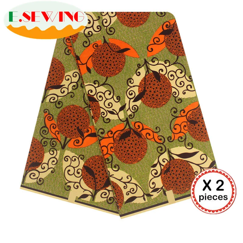 Африканская восковая ткань с принтом Анкара для шитья Анкара африканская ткань 12 ярдов нигерийская хлопковая ткань Гана для платья 81050