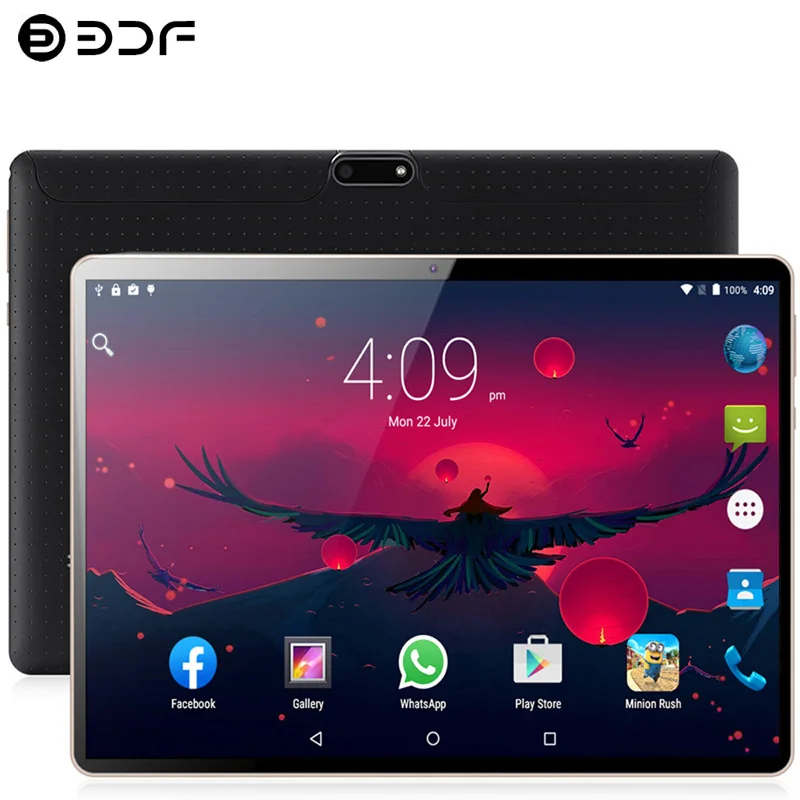  New System 10.1 inch Tablet PC Android 7.0 4G/3G Phone Call Cota Core 4GB ROM 64GB Dual SIM Bluetoo