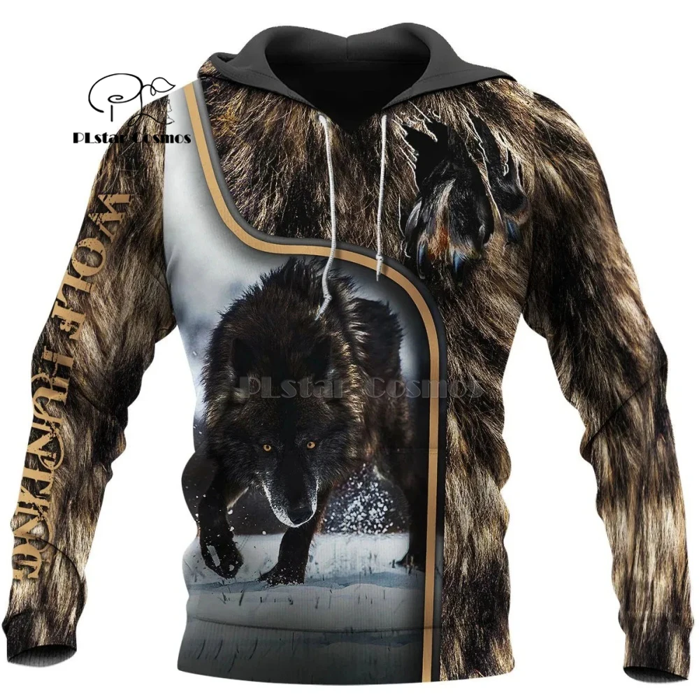 Wolf Printed Hoodies Men 3d Hoodies Brand Sweatshirts Jackets Quality Pullover Fashion Tracksuits Animal Streetwear Out Coat-7