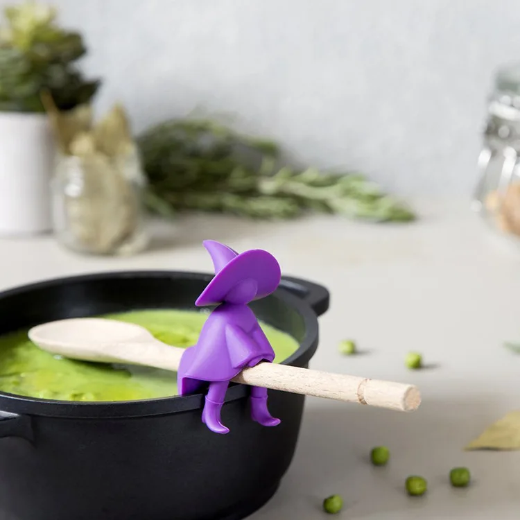 

Creative Silicone Witch Pot Cover Spill Kitchen Practical Gadget Witch Pot Cover Spill Cover
