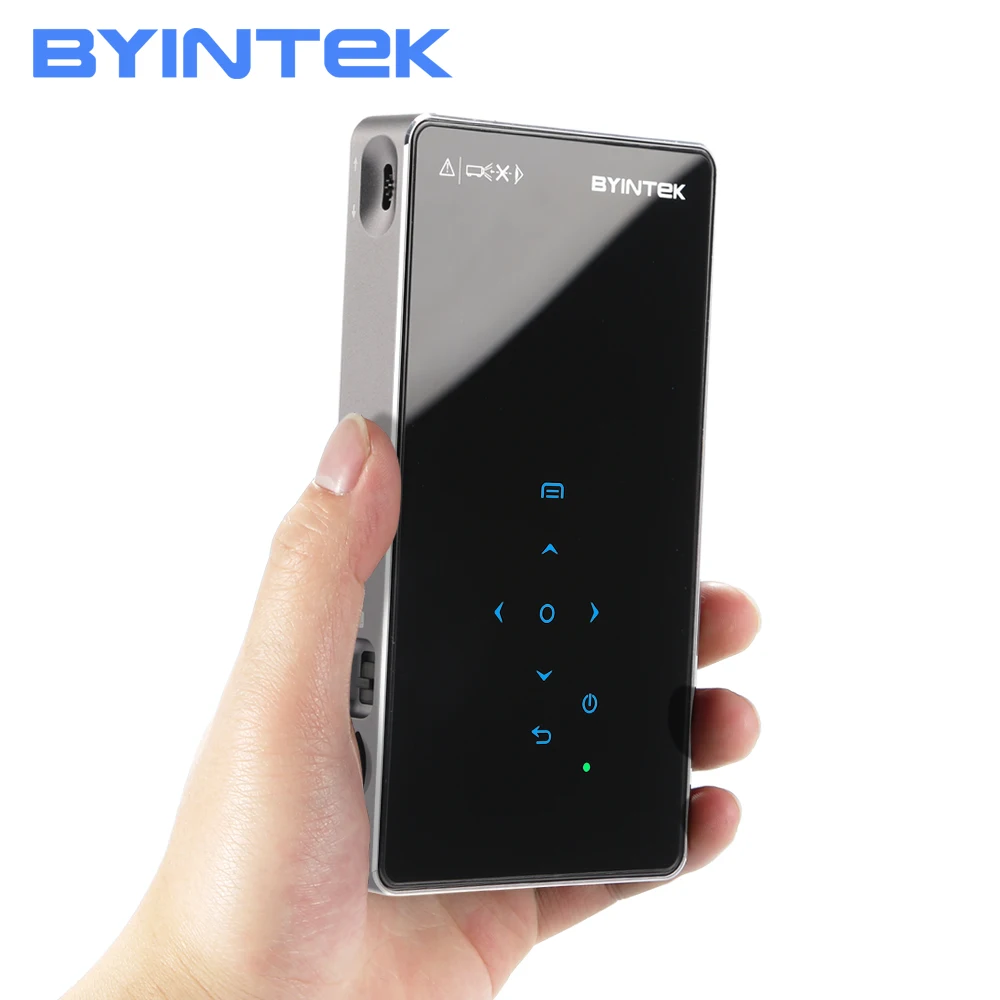 

BYINTEK UFO P9 Portable rechargeable Android 7.1 OS WIFI Wireless display rechargeable Mini LED DLP Projector