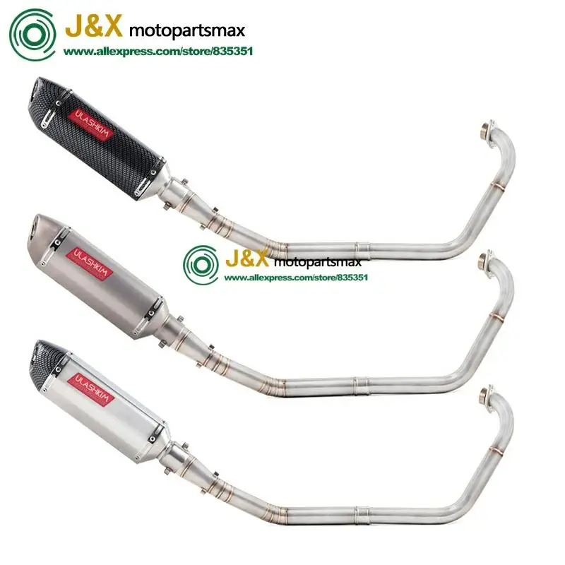 Полная выхлопная система мотоцикла Escape slip on для yamaha YZF R15 MT15 MT-15 2008- средняя труба глушителя DB-Killer