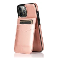 Coque portefeuille iPhone 12 Rose Gold