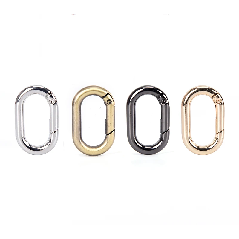 5Pcs Silver Gold Bronze Connection Oval Ring Alloy Metal Shoes Bags Garment Buckles DIY Accessory Sewing