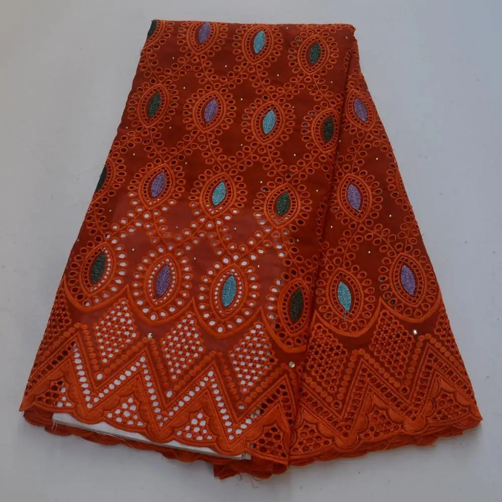 Африканская швейцарская хлопчатобумажная вуаль кружева ткани вышивка в швейцарской хлопчатобумажные кружевные ткани 5 ярдов для платья