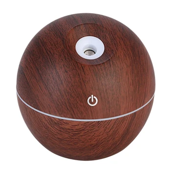 

Hot Led Colorful Usb Intelligent Induction Wood Grain Humidifier Ultrasonic Air Aroma Essential Oil Diffuser for Office Home