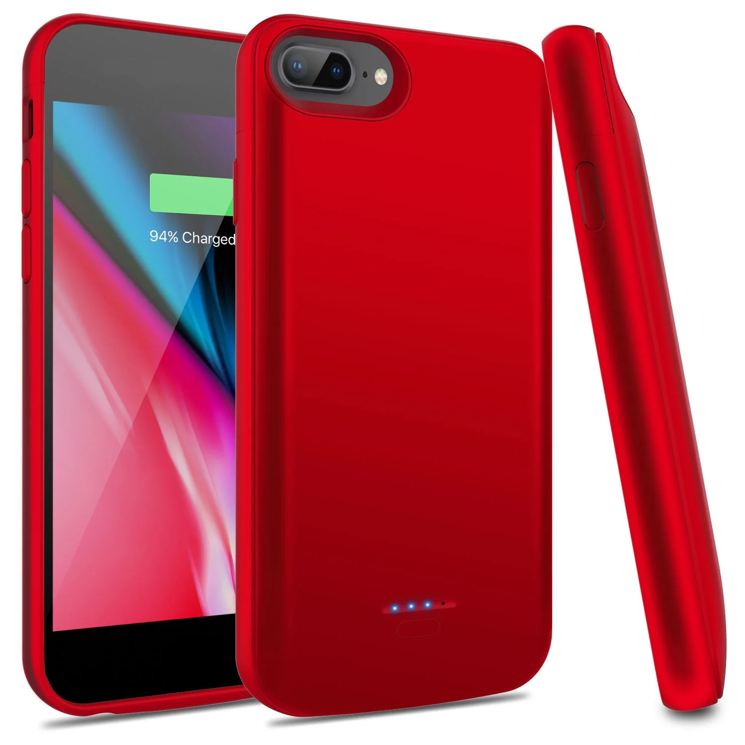 Зарядное устройство TIPTOP, портативный чехол для iPhone 6, 6 S, 7, 8 Plus, чехол, 4000 мАч/5500 мАч, зарядное устройство, внешний аккумулятор, чехол для телефона, s - Цвет: Красный