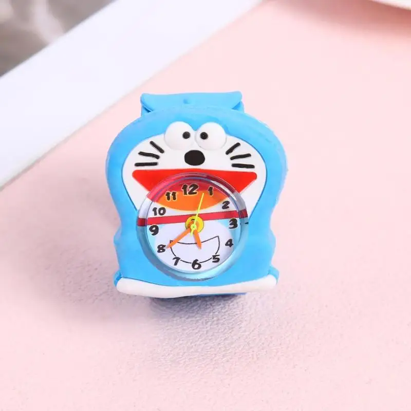 Doraemon, аналоговые часы, детские часы, крокодил, клоун, рыба, мультфильм, 3D, милые кварцевые наручные часы, подарок на день рождения
