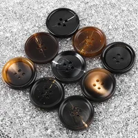 New 10pcs Resin 4 holes Buttons Sewing accessories Size Complete for clothing Decorative Plastic Buttons Handmade DIY 1