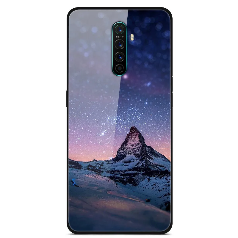 Для OPPO Realme X2 Pro Чехол из закаленного стекла чехол жесткая задняя крышка для телефона для OPPO Realme X2 Pro TPU бампер чехол s для RealmeX2 Pro - Цвет: 15