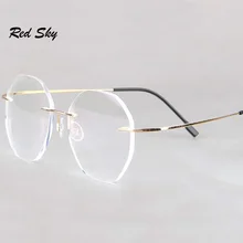 Анти-синее стекло для чтения без оправы es для мужчин и женщин круглое увеличительное стекло без рамки es по рецепту Близорукость Пресбиопия стекло+ 1,50+ 2,00