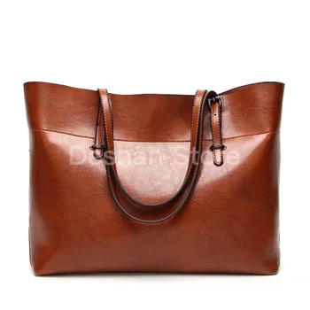 

Genuine Leather Bag Handbags Brand Real Leather Handbags Ladies Tote Hand Bags Female Designer Shopper Shoulder Bags For C832