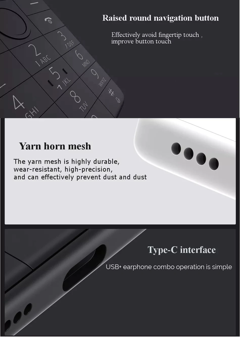 Xiaomi Qin 1S+ VoLTE 4G Network Wifi 4G+512MB 2.8 Inch 1480mAH bluetooth 4.2 Infrared Remote Control GPS Dual SIM Card Feature Phone (10)