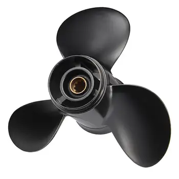 

9.9 x 13 Boat Outboard Propeller For Mercury Engine 25-30HP Black 10 Spline Tooth 3 Blade Aluminium Alloy Mariner Propeller