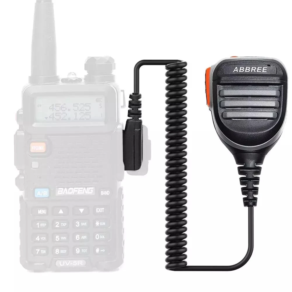 ABBREE AR 780 Водонепроницаемый плеча Динамик микрофон для иди и болтай Walkie Talkie TYT TH