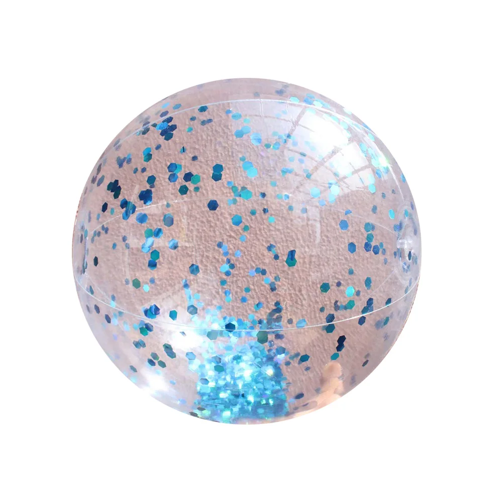 glitter confetti beach ball